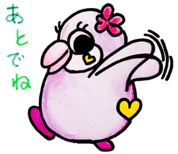 Peach color beak penguin, -PoNi- sticker #12670592