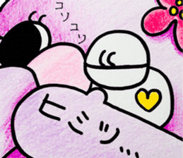 Peach color beak penguin, -PoNi- sticker #12670605