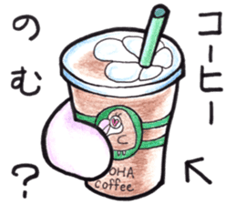 Peach color beak penguin, -PoNi- sticker #12670606