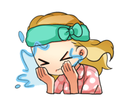 Flighty girl Cathy 3 (Cartoon version) sticker #12670896