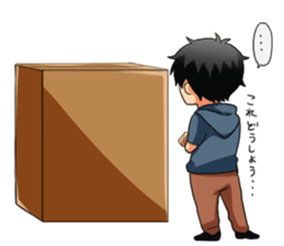 Flighty girl Cathy 3 (Cartoon version) sticker #12670903