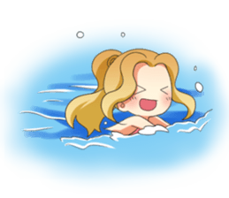 Flighty girl Cathy 3 (Cartoon version) sticker #12670906