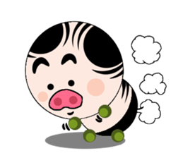 Ruffian pig sticker #12671174