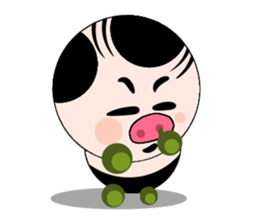 Ruffian pig sticker #12671188