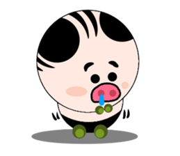 Ruffian pig sticker #12671196