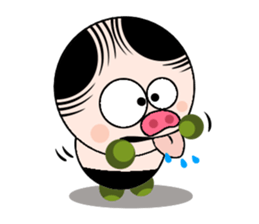 Ruffian pig sticker #12671197