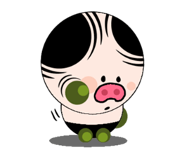 Ruffian pig sticker #12671209