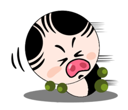 Ruffian pig sticker #12671213