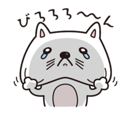 Life of crying cat sticker #12671263