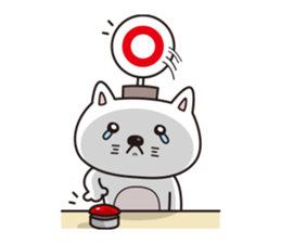 Life of crying cat sticker #12671267