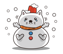 Life of crying cat sticker #12671274