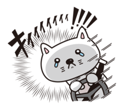 Life of crying cat sticker #12671284