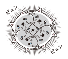 Life of crying cat sticker #12671292