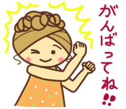 sticker of a young girl sticker #12672316