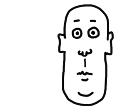 Who is he of a foolish face? sticker #12673063