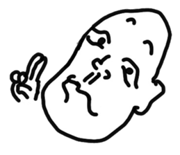 Who is he of a foolish face? sticker #12673065