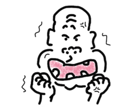 Who is he of a foolish face? sticker #12673067