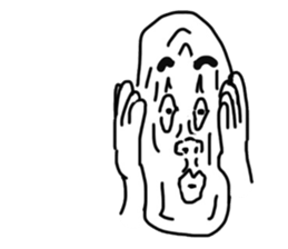 Who is he of a foolish face? sticker #12673069