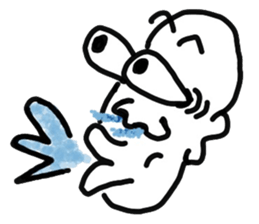 Who is he of a foolish face? sticker #12673079