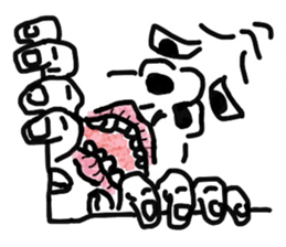 Who is he of a foolish face? sticker #12673083