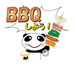 Pandaman daily conversation sticker #12673108