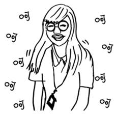 Funny Office colleague sticker #12673313