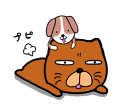 Dog large teacher & beagle dog sticker #12673589