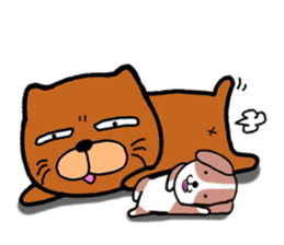 Dog large teacher & beagle dog sticker #12673594