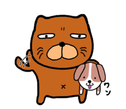 Dog large teacher & beagle dog sticker #12673605