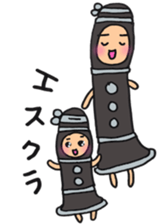 Clarinet sticker sticker #12674331