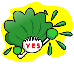 WOW! Come to eat Fresh Vegetables sticker #12674590