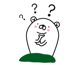 The bear which mutters 2 sticker #12674967