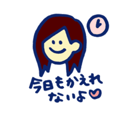 Japanese Hard Working Women sticker #12675030