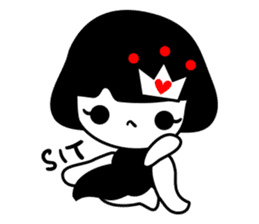 cute little princess sticker #12675364