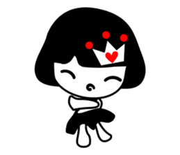cute little princess sticker #12675384