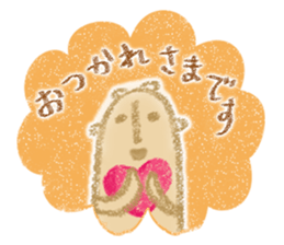warmly haniwa (clay figure) sticker #12675982