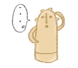 warmly haniwa (clay figure) sticker #12675984