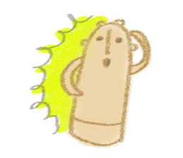 warmly haniwa (clay figure) sticker #12675985