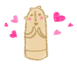 warmly haniwa (clay figure) sticker #12675997