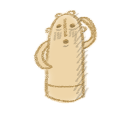 warmly haniwa (clay figure) sticker #12675999