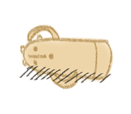 warmly haniwa (clay figure) sticker #12676000