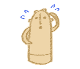 warmly haniwa (clay figure) sticker #12676003