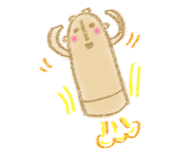 warmly haniwa (clay figure) sticker #12676005