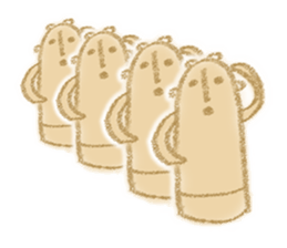 warmly haniwa (clay figure) sticker #12676012
