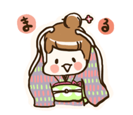 A kimono, sticker 3 sticker #12676014