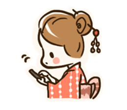 A kimono, sticker 3 sticker #12676015