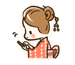 A kimono, sticker 3 sticker #12676015