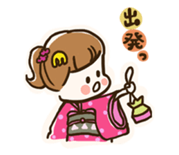 A kimono, sticker 3 sticker #12676017