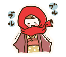 A kimono, sticker 3 sticker #12676022