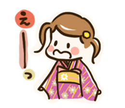 A kimono, sticker 3 sticker #12676024